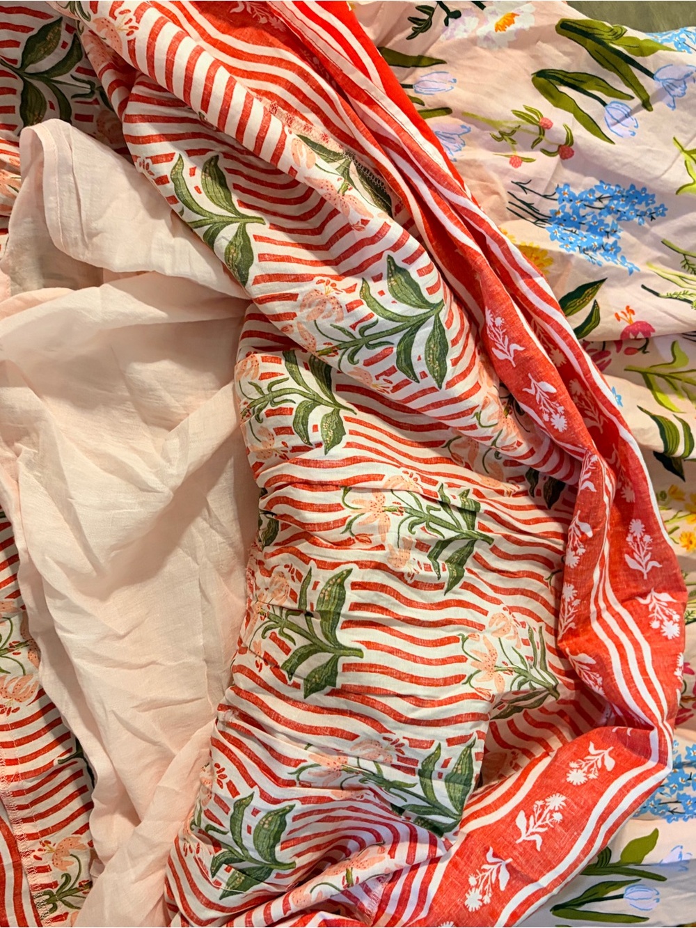 Printfresh x Lars Pink Floral Maxi Dress with Red Border, 1X, NWT - Picture 12 of 12